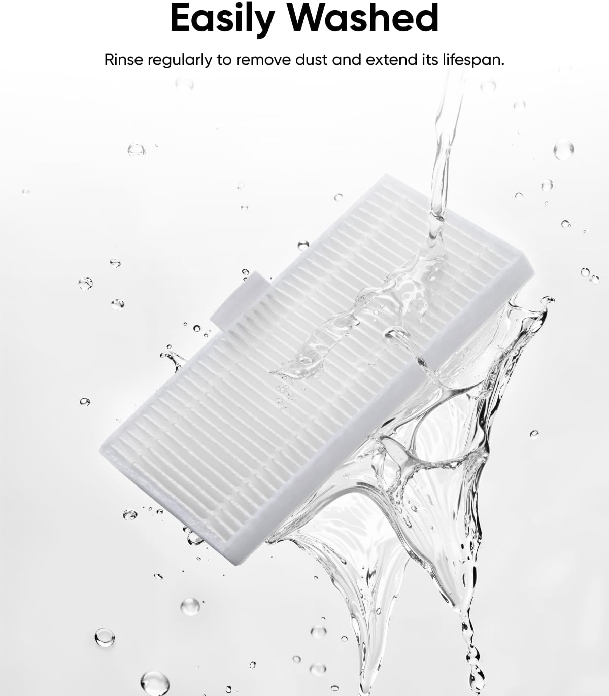 eufy Filtres lavables de rechange (deux) pour l'aspirateur eufy E20 Omini