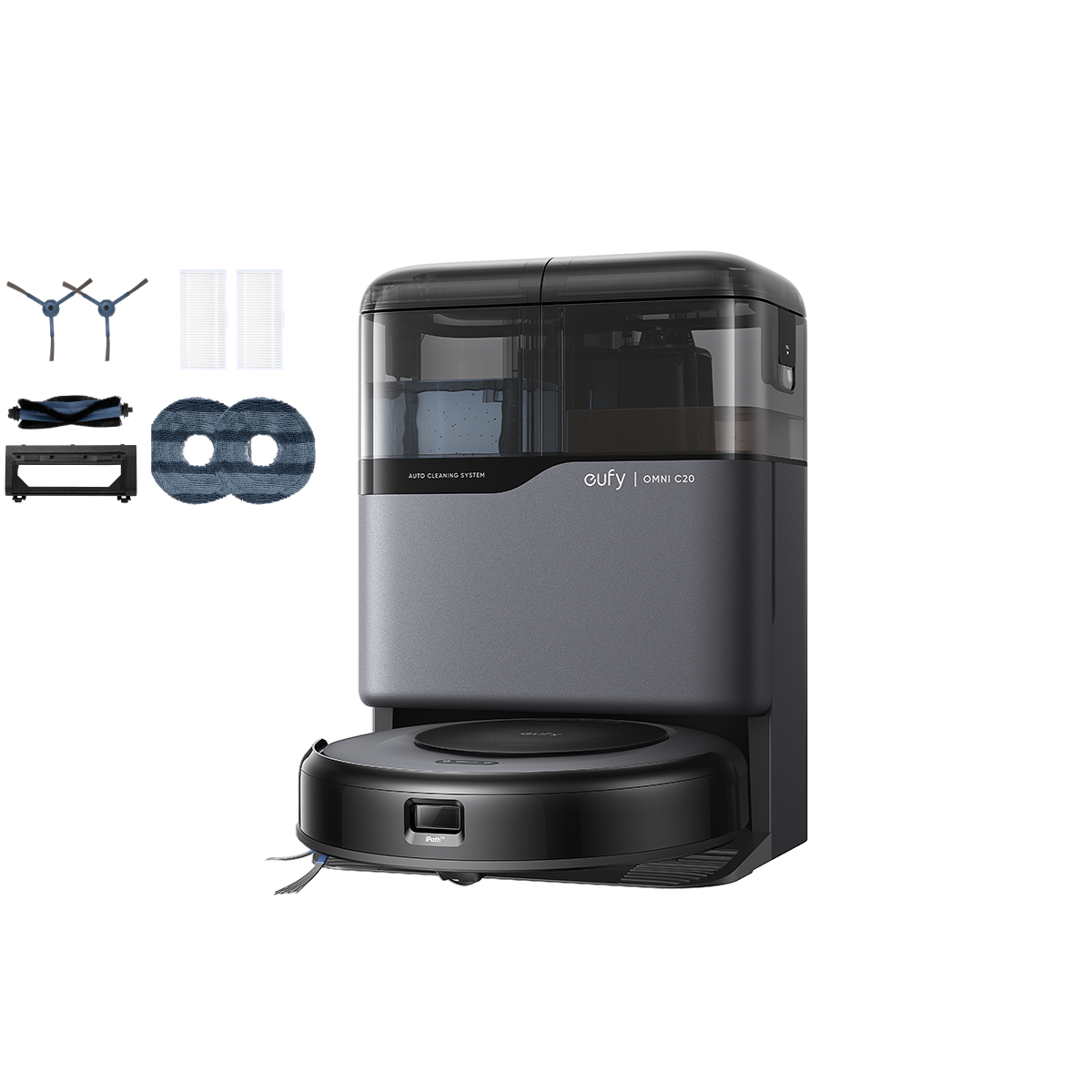 eufy Robot aspirateur Omni C20 + Kit d'accessoires
