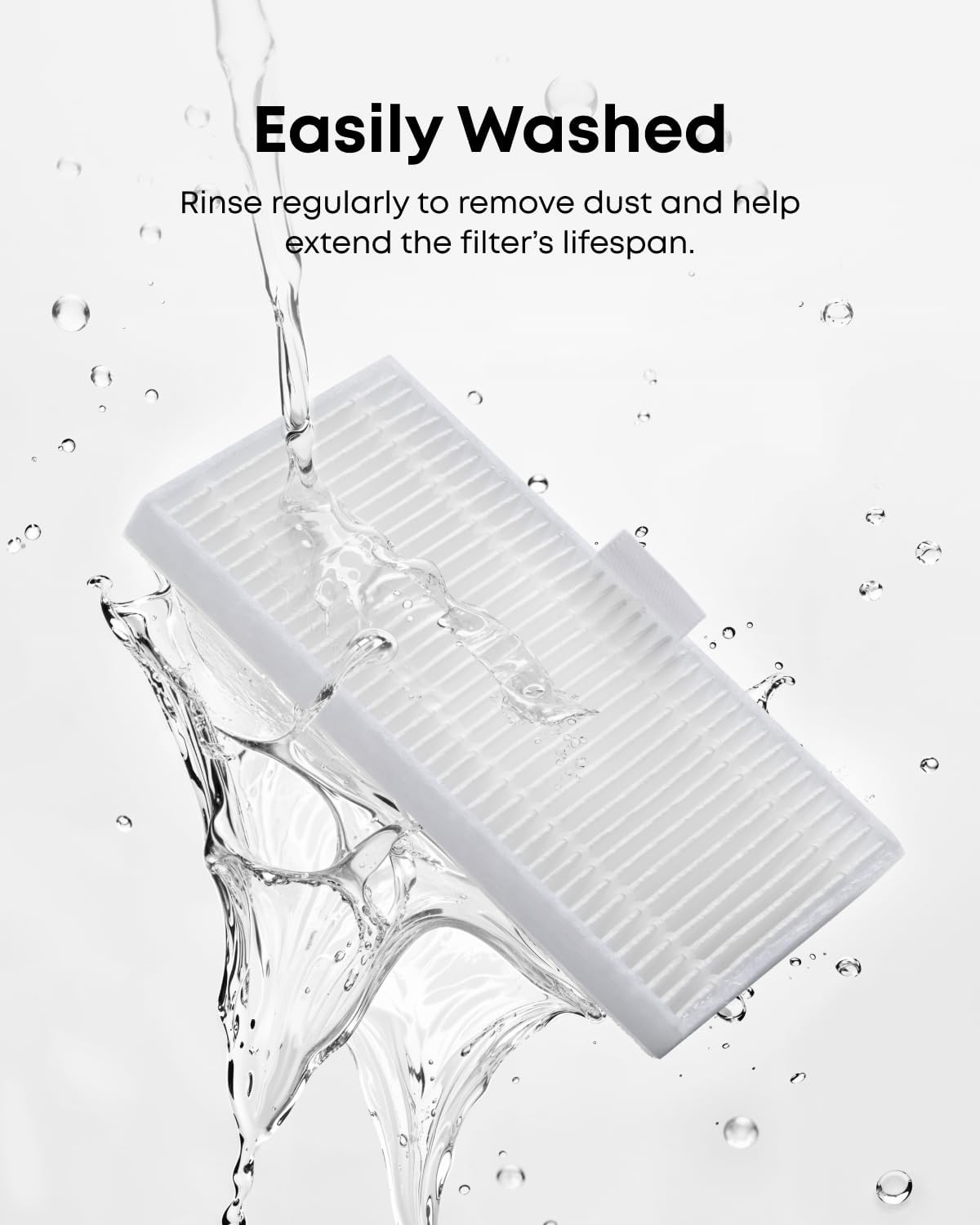eufy Filtre de remplacement lavable pour C10 - Lot de 2