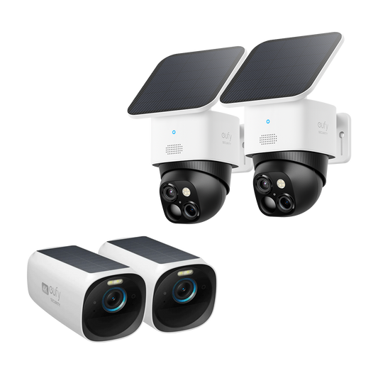 SoloCam S340 (pack de 2) + eufyCam S330 additionnelles (pack de 2)