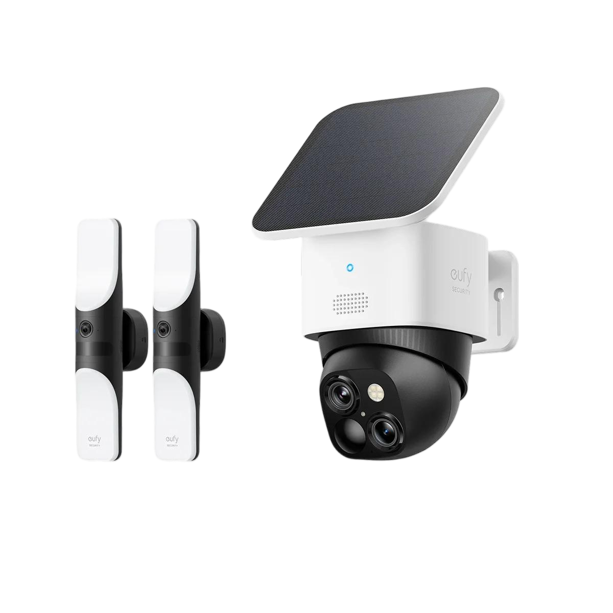 Applique murale filaire avec caméra intégrée S100*2 + SoloCam S340