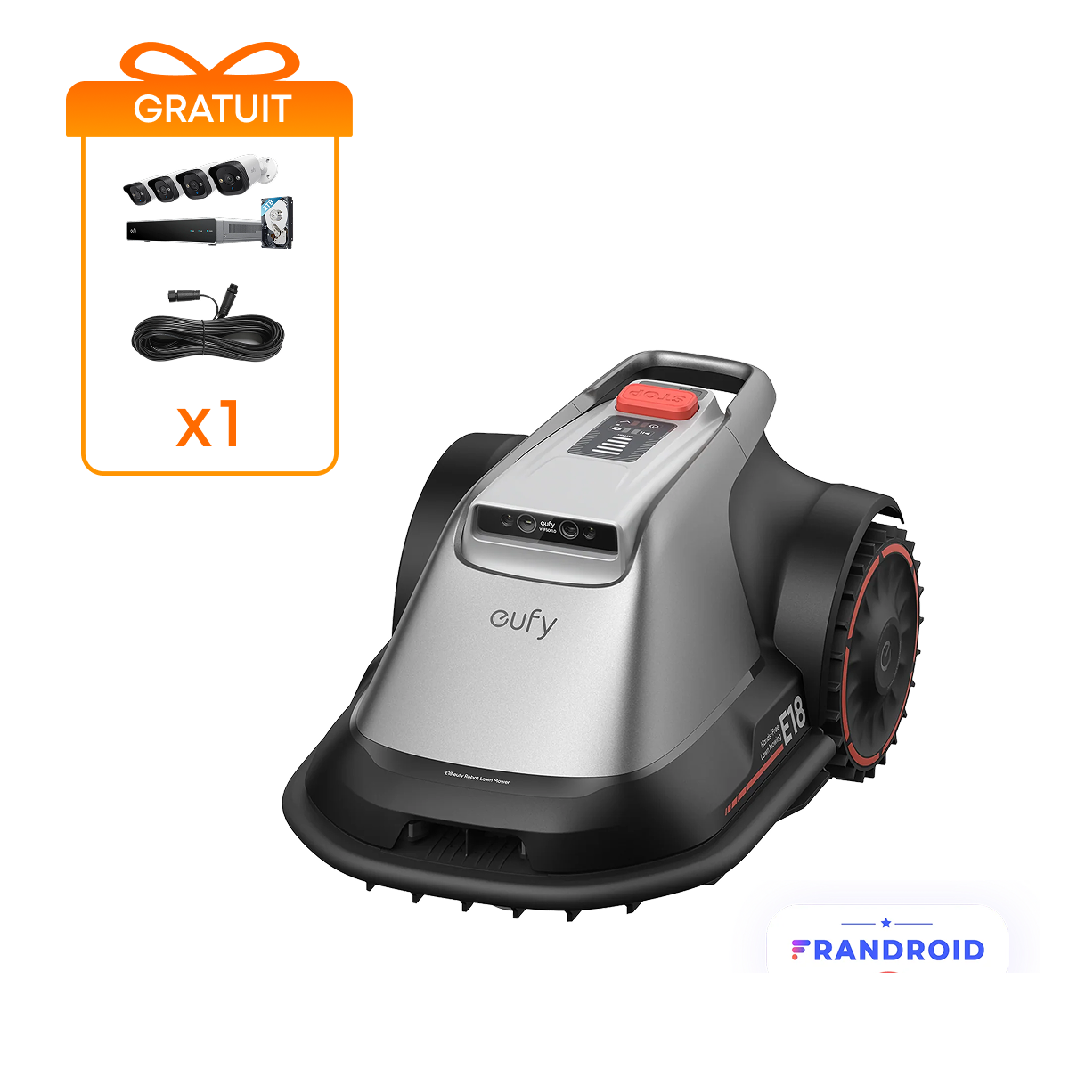 Robot tondeuse eufy E18