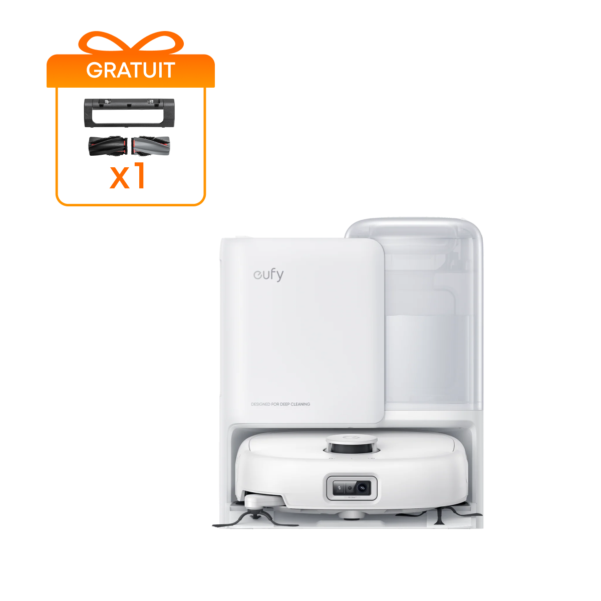 eufy Robot aspirateur Omni E25 (Blanc)