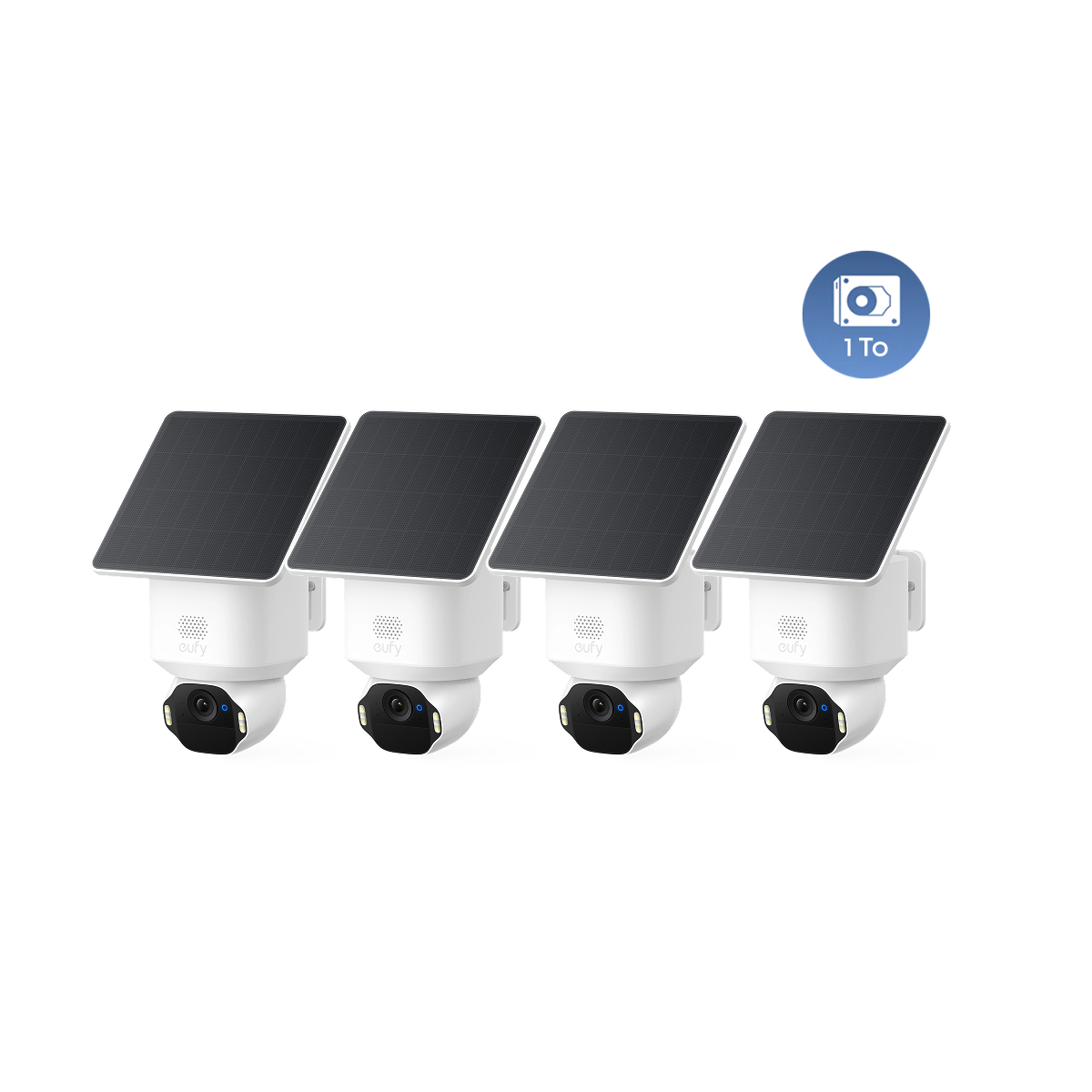 Kit de 4 caméras  SoloCam E42 + Disque dur 1 To