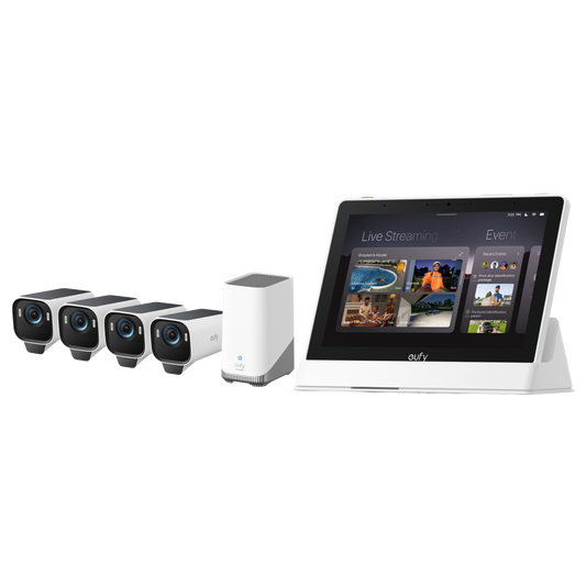 eufy Smart Display + Kit de 4 caméras eufyCam S3 Pro