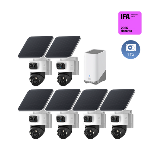Kit de 6 caméras eufyCam S4 + Disque dur 1 To