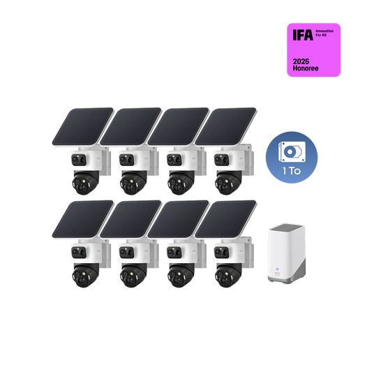 Kit de 8 caméras eufyCam S4 + Disque dur 1 To