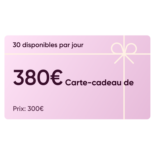 Carte cadeau-380€