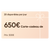 Carte cadeau-650€